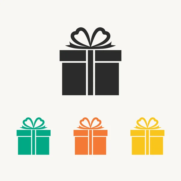 Iconos de regalo ilustración — Vector de stock