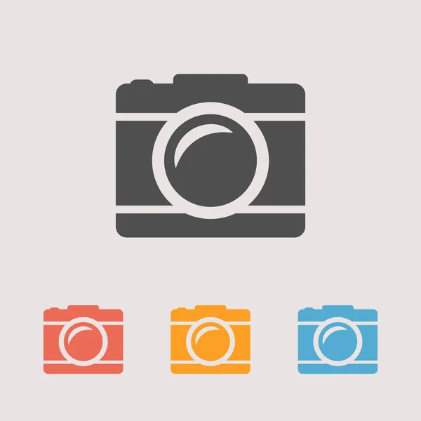 Camera pictogram illustratie — Stockvector