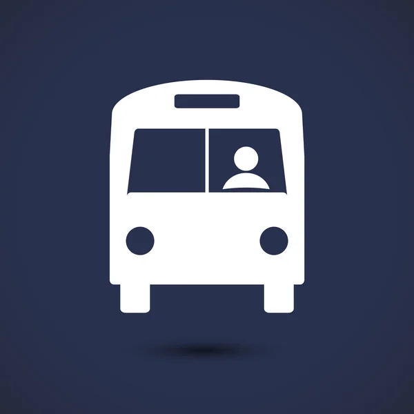 Bus pictogram illustratie — Stockvector