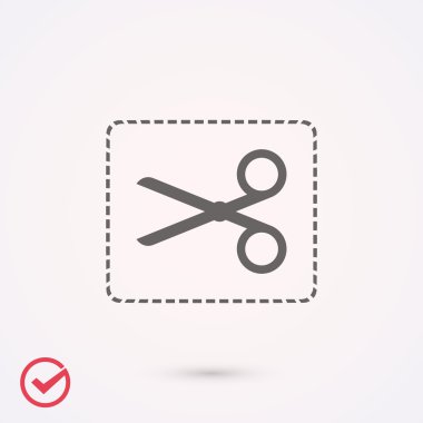 Makas simge tasarlamak