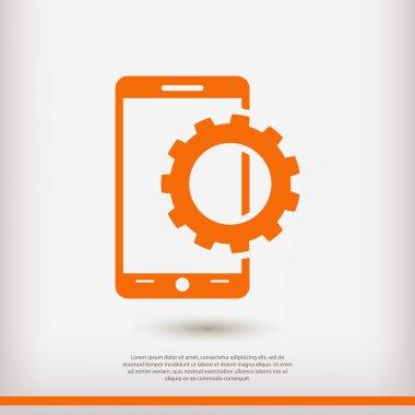 Mobil akıllı telefon simgesi