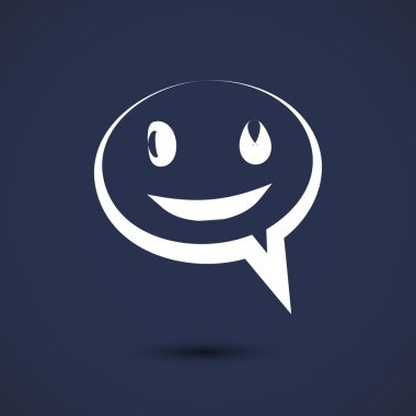 Kabarcık söz gülümseme   