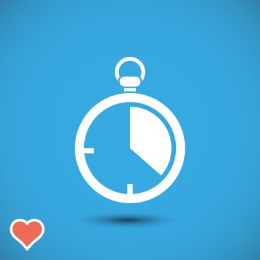 Kronometre simgesi illüstrasyon