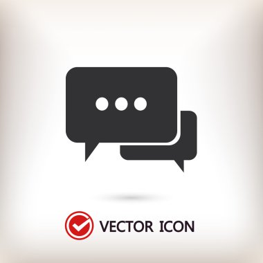 konuşma balonları simgesi