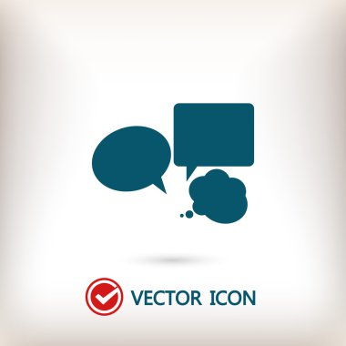 konuşma balonları simgesi 