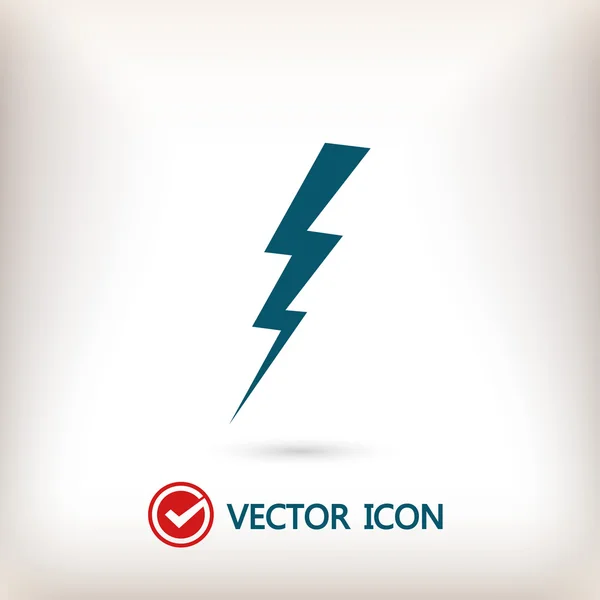 Lightning ikon illustration — Stock vektor