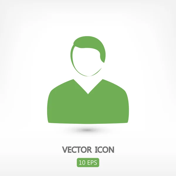 Hombre icono ilustración — Vector de stock