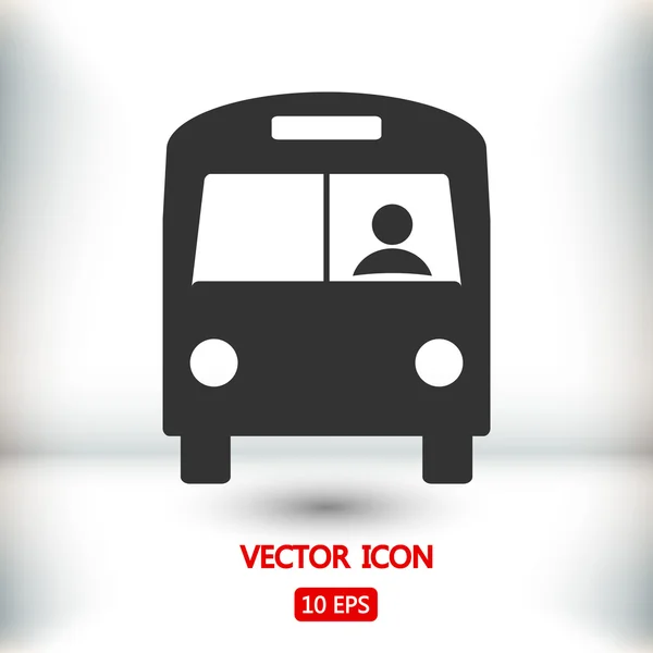 Ilustração do ícone do ônibus — Vetor de Stock