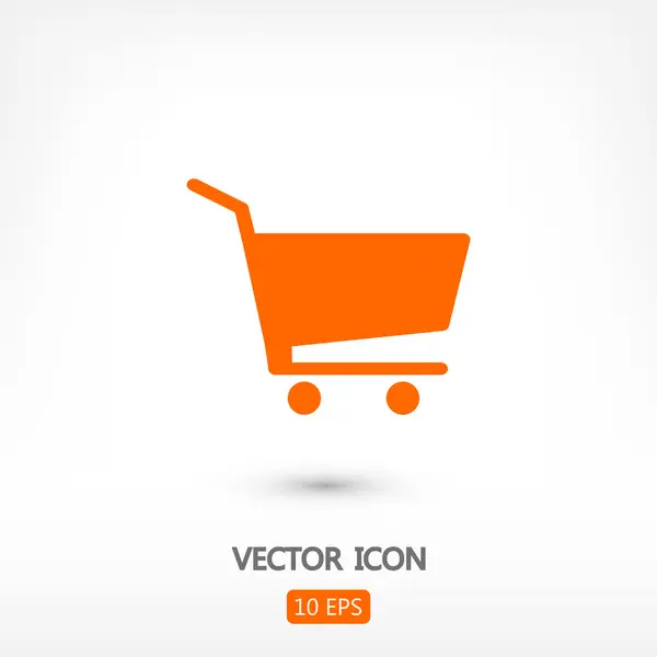 Ícone do carrinho de compras — Vetor de Stock