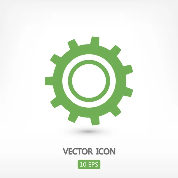 Versnelling pictogram illustratie — Stockvector