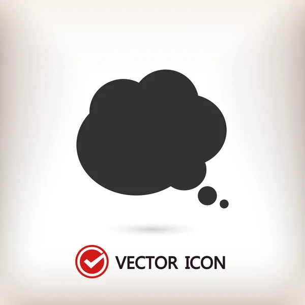 Komiska tal bubbla ikonen — Stock vektor