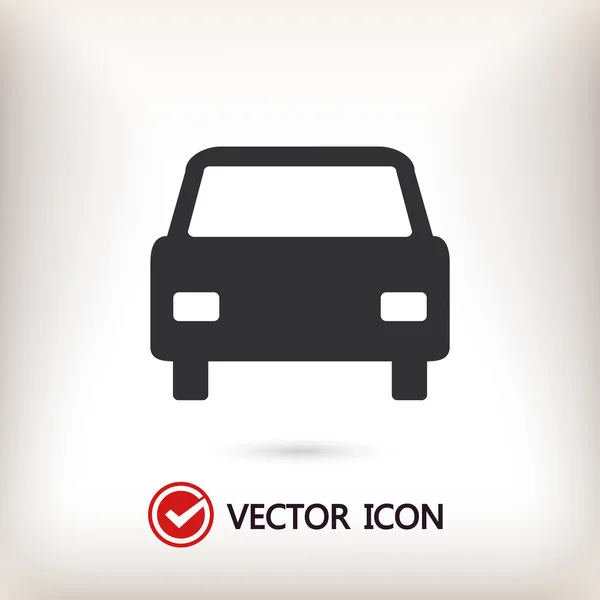 Иконка автомобиля, векторная иллюстрация — стоковый вектор