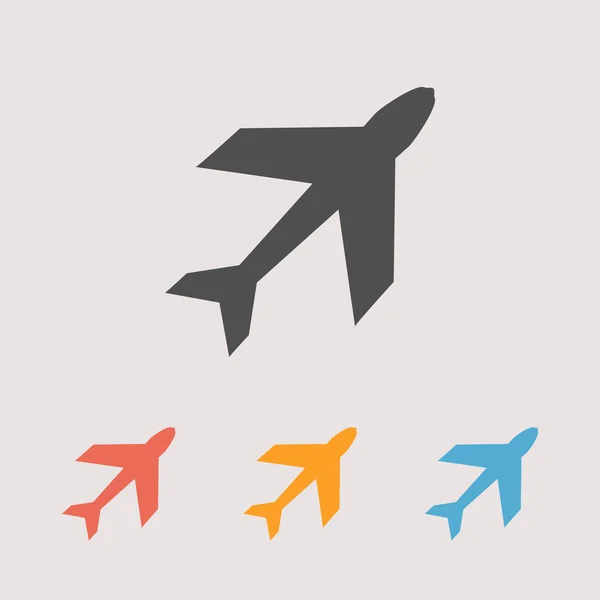 Airplane  icon illustration — Stock Vector