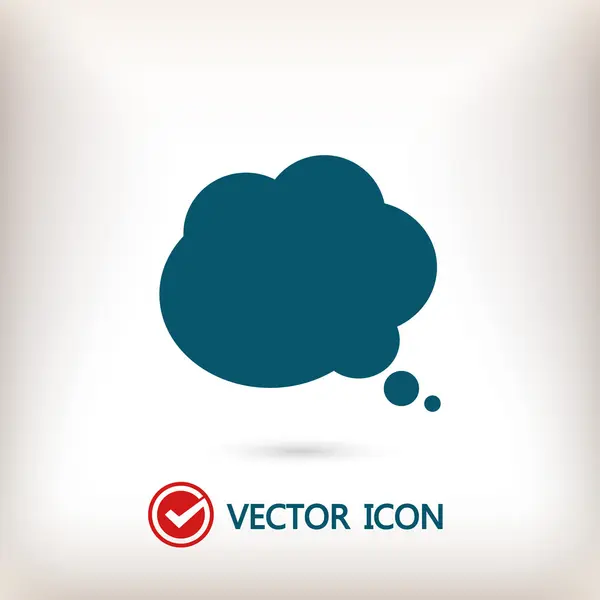 Comic speech bubble icon — Stock Vector