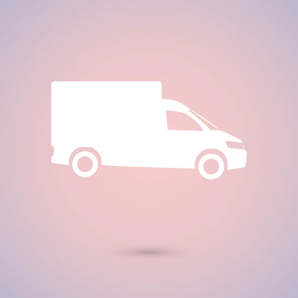 Vrachtwagen pictogram illustratie — Stockvector