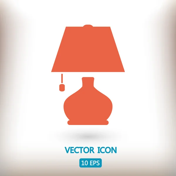 Ilustração ícone lâmpada —  Vetores de Stock