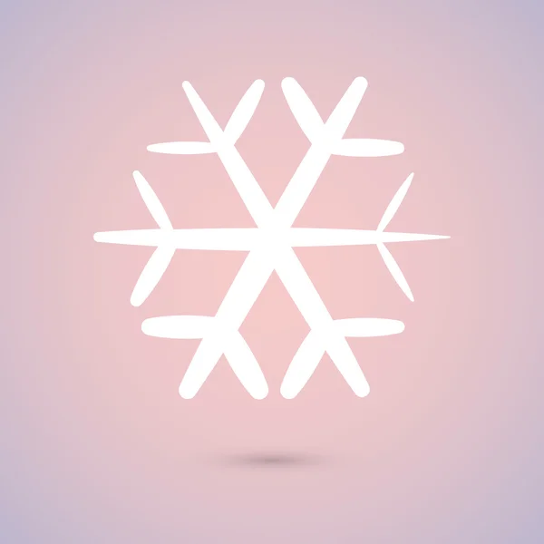 雪の結晶アイコン イラスト — ストックベクタ