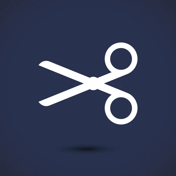 Obrázek ikony nůžky — Stockový vektor