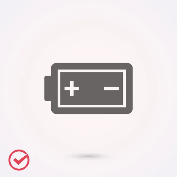 Batterij lading pictogram — Stockvector