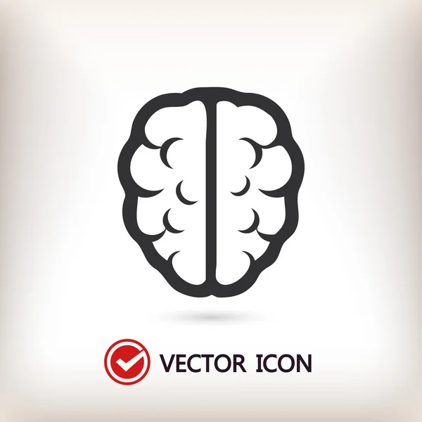 Icono cerebral Ilustración — Vector de stock