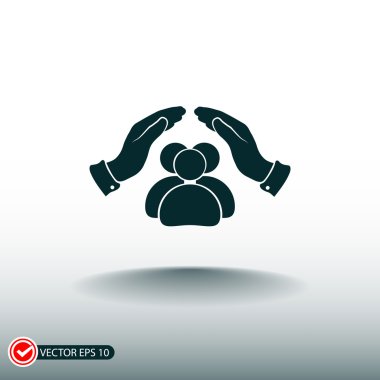 güvenli kişi simgesi