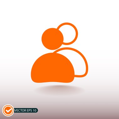 insanlar düz tasarım simgesi