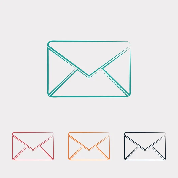 Pictogram envelop post — Stockvector