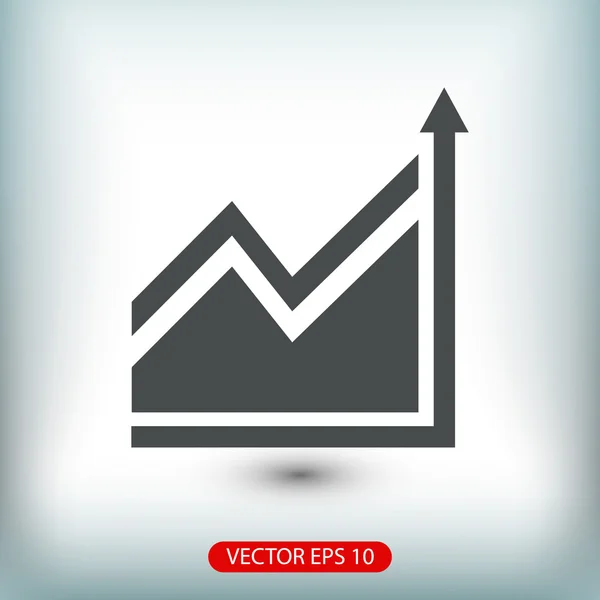 Infográfico, ícone gráfico — Vetor de Stock