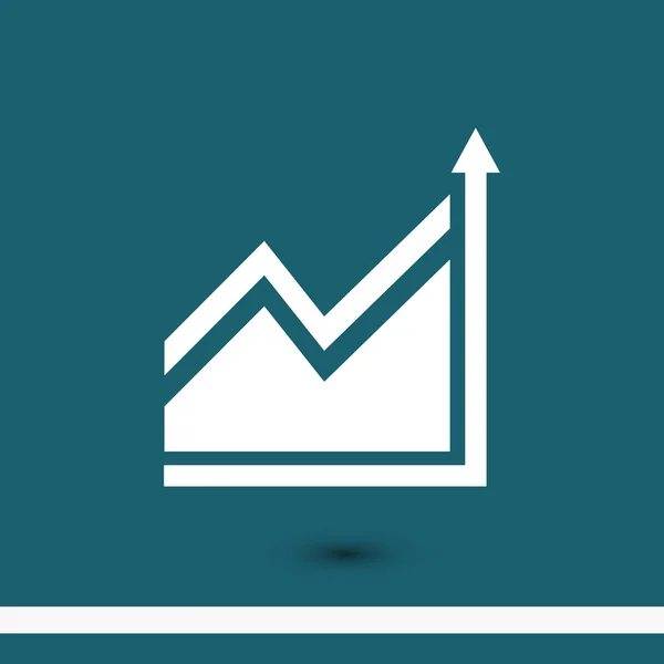 Infográfico, ícone gráfico — Vetor de Stock