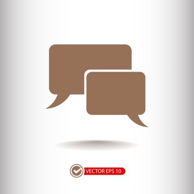 konuşma balonları simgesi