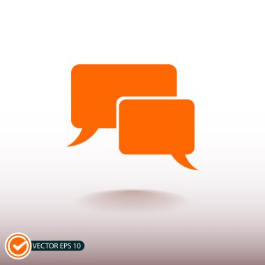 konuşma balonları simgesi