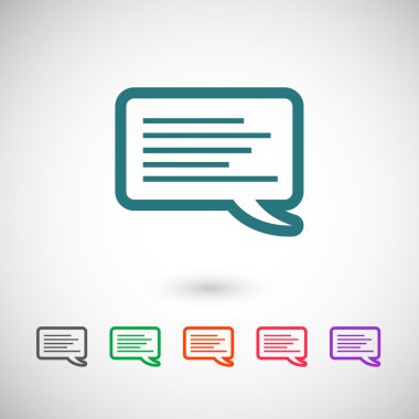 Düz tasarım Simge iletişim