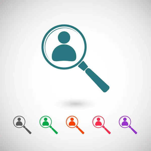 Looking For Employee Search icon — Stock Vector