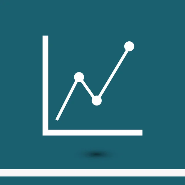 Infográfico, ícone gráfico — Vetor de Stock