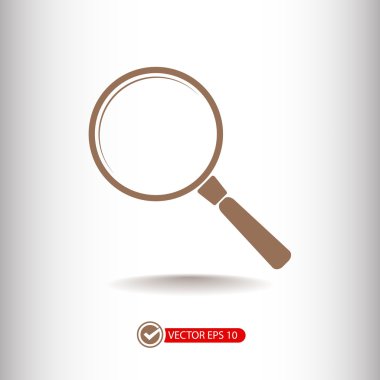 Arama düz tasarım simgesi