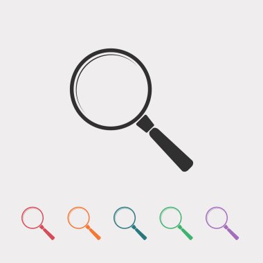 Arama düz tasarım simgesi