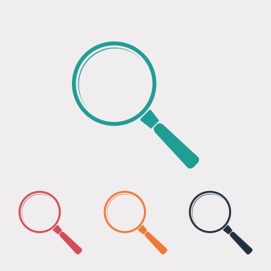 Arama düz tasarım simgesi