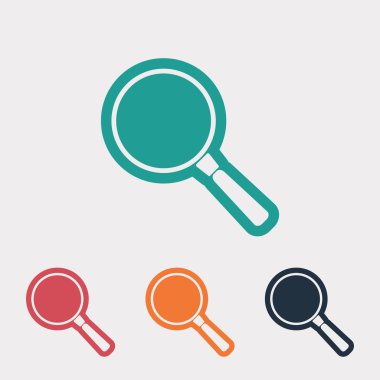 Arama düz tasarım simgesi