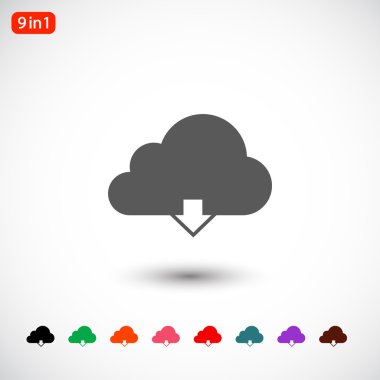 bulut indirme simgesi 