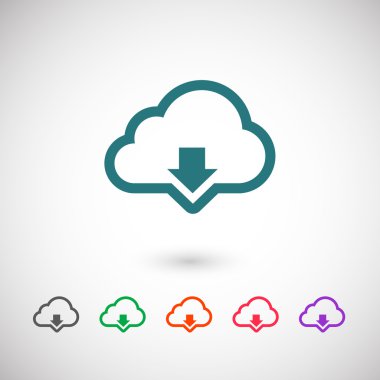 bulut indirme simgesi 