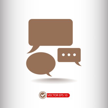 konuşma balonları simgesi