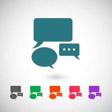 konuşma balonları simgesi