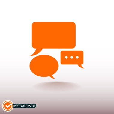 konuşma balonları simgesi