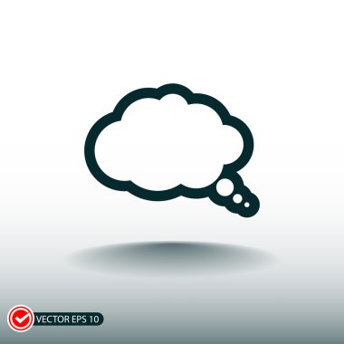 komik konuşma kabarcıklar simgesi