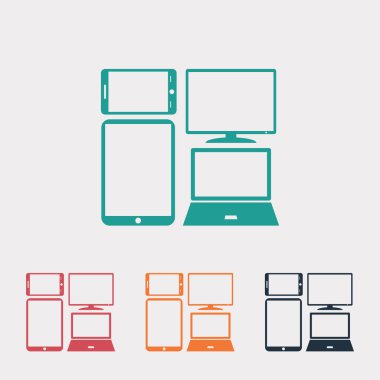 elektronik cihazlar simge kümesi 