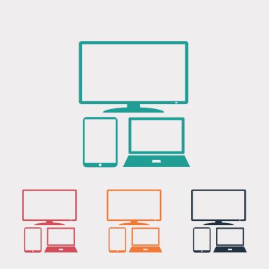 elektronik cihazlar simge kümesi 