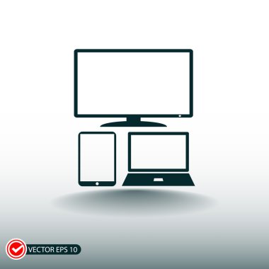 elektronik cihazlar simge kümesi 