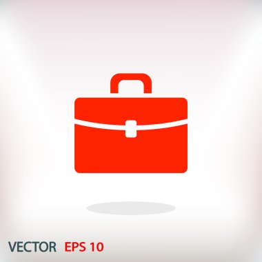 Evrak Çantası'nı düz tasarım simgesi