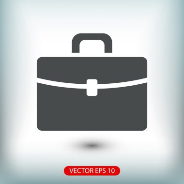 Evrak Çantası'nı düz tasarım simgesi