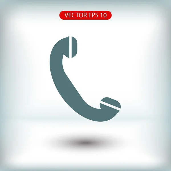 Phone, flat icon — Stock Vector